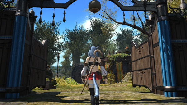 Walking through Gridania's Gates